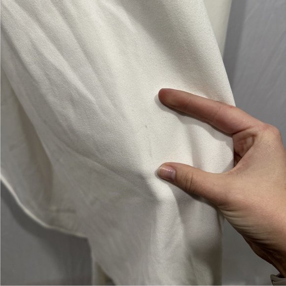 NWD DEFECT $250 Xscape Off the Shoulder Surplice Gown White [ SZ 20W PLUS ] Q451 - Picture 11 of 16